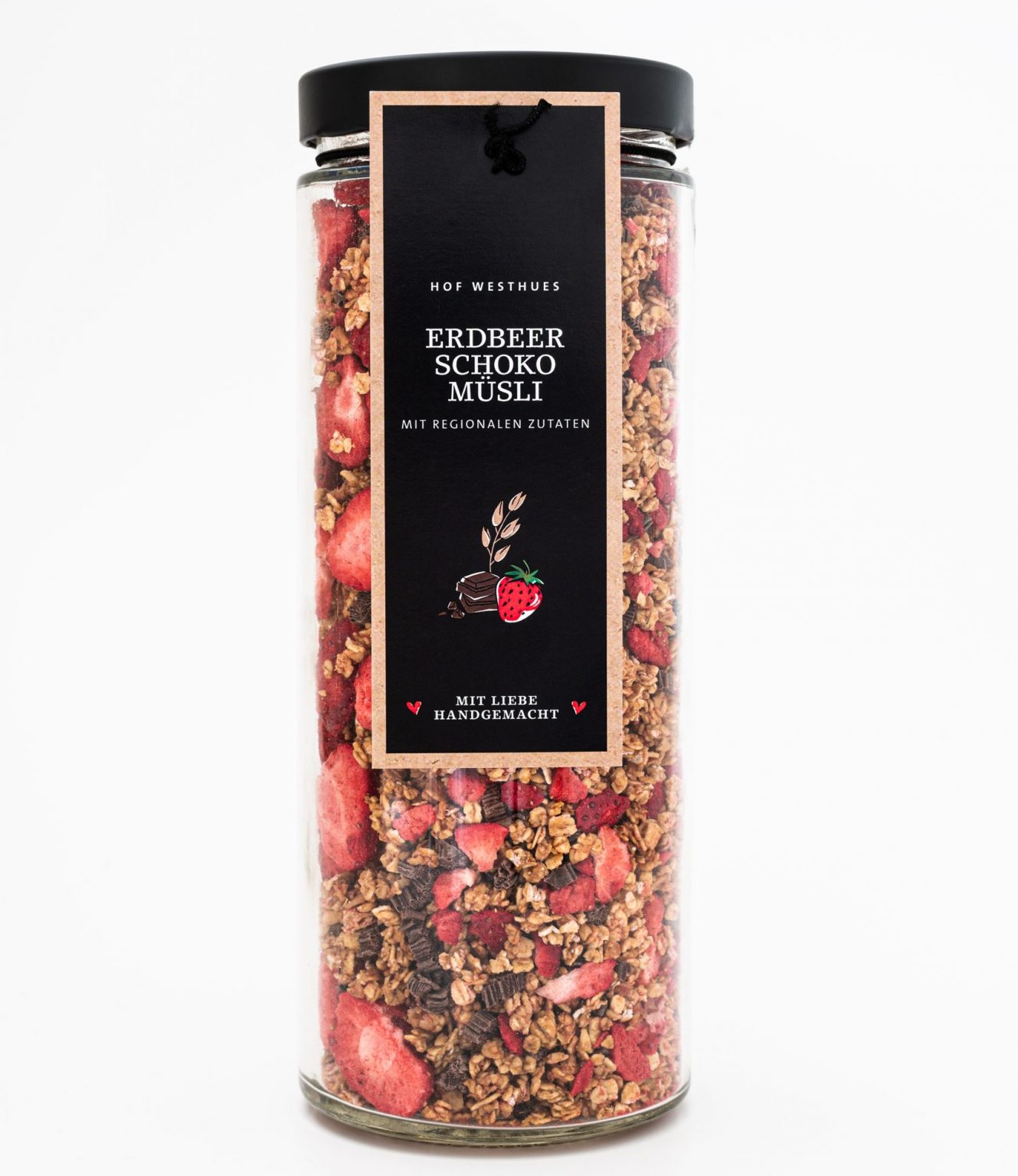 Erdbeer Schoko Müsli - Hof Westhues Erdbeer Schoko Müsli - Hof Westhues